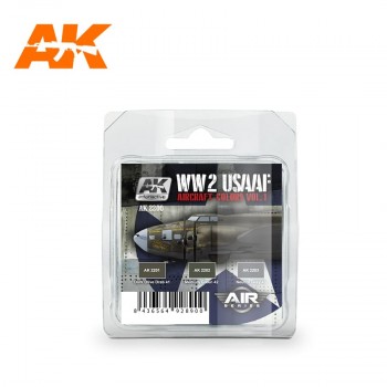 AK WW2 USAAF AIRCRAFT COLORS VOL.1 4*17ml AK 2200